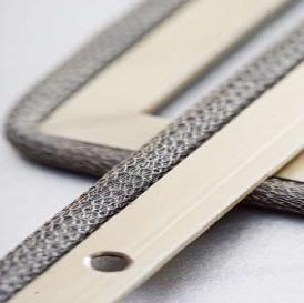 Environmental seal of knitted mesh gasket(KM)